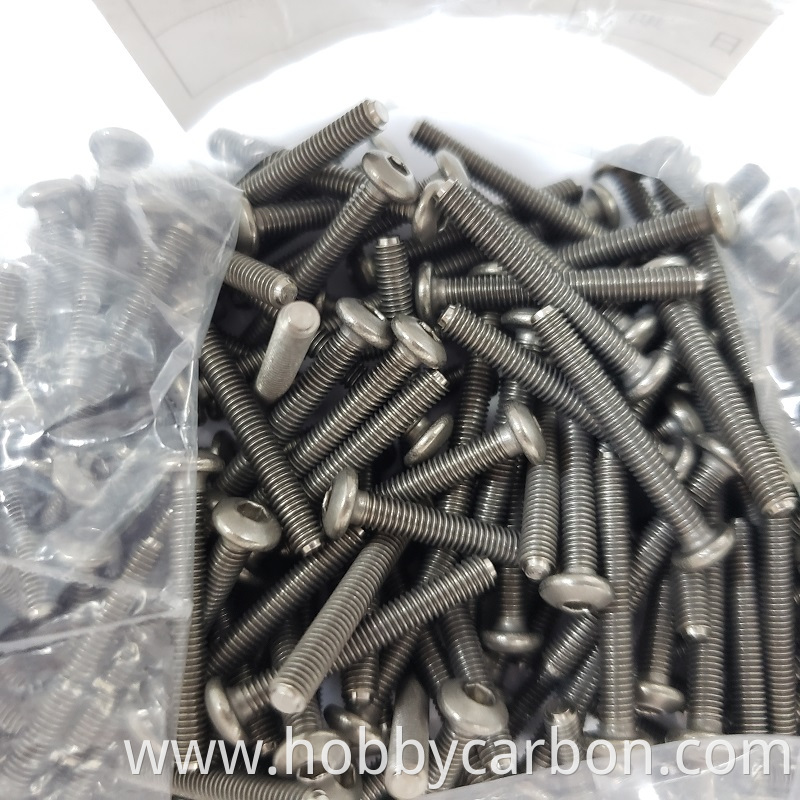 Titanium Button Head Bolts